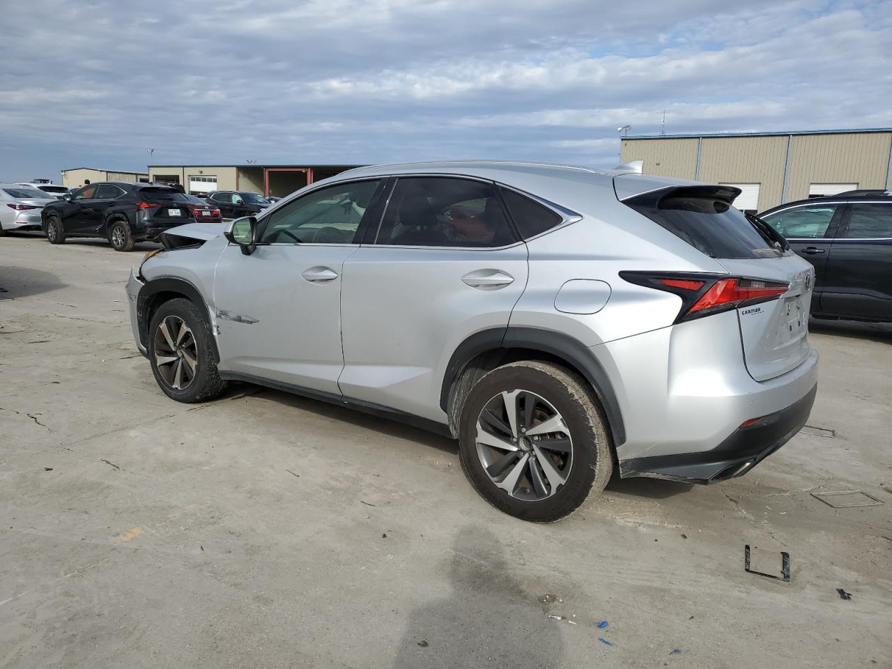 2019 Lexus NX VIN JTJYARBZ7K2129681 Copart auction photo, front end damage thumbnail 2