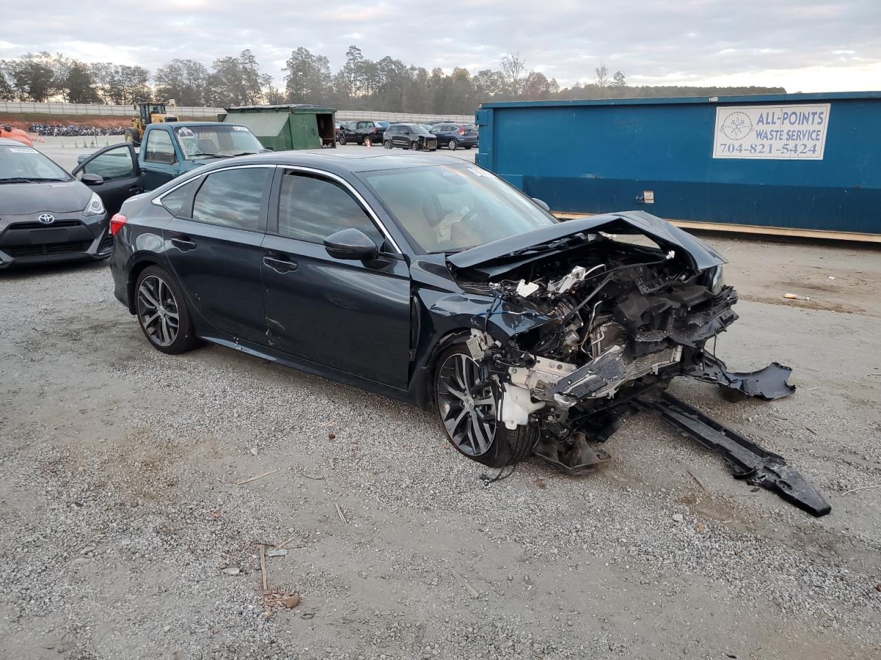 2023 Honda Civic VIN 2HGFE1F99PH306502 Copart auction photo, front end damage thumbnail 4