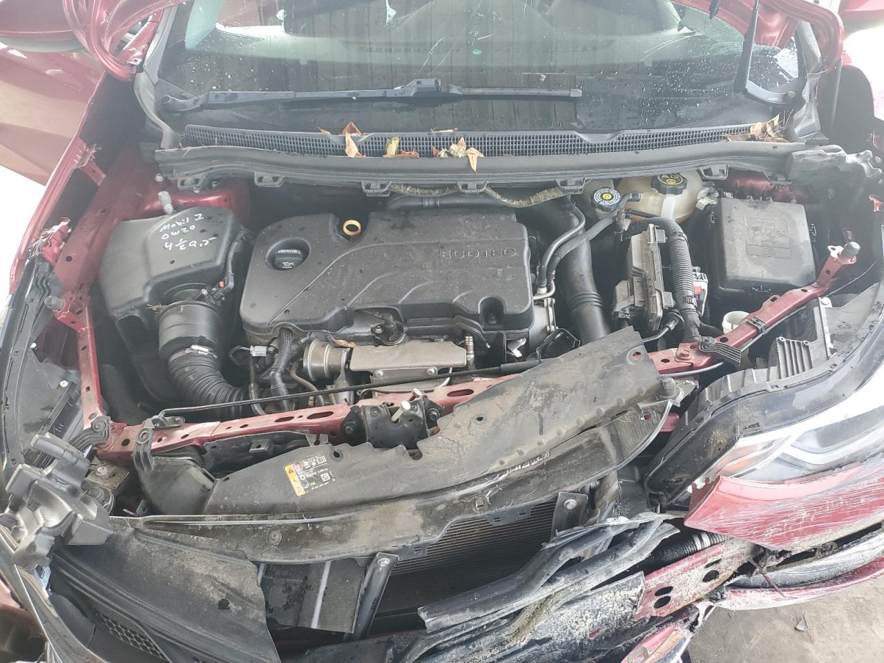 2019 Chevrolet Cruze VIN 3G1BE6SM4KS551873 Copart auction photo, front end damage thumbnail 13