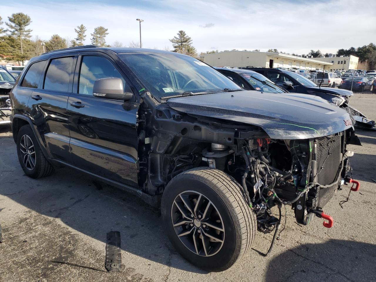 2018 Jeep Grand Cherokee VIN 1C4RJFLG0JC502538 Copart auction photo, front end damage thumbnail 4