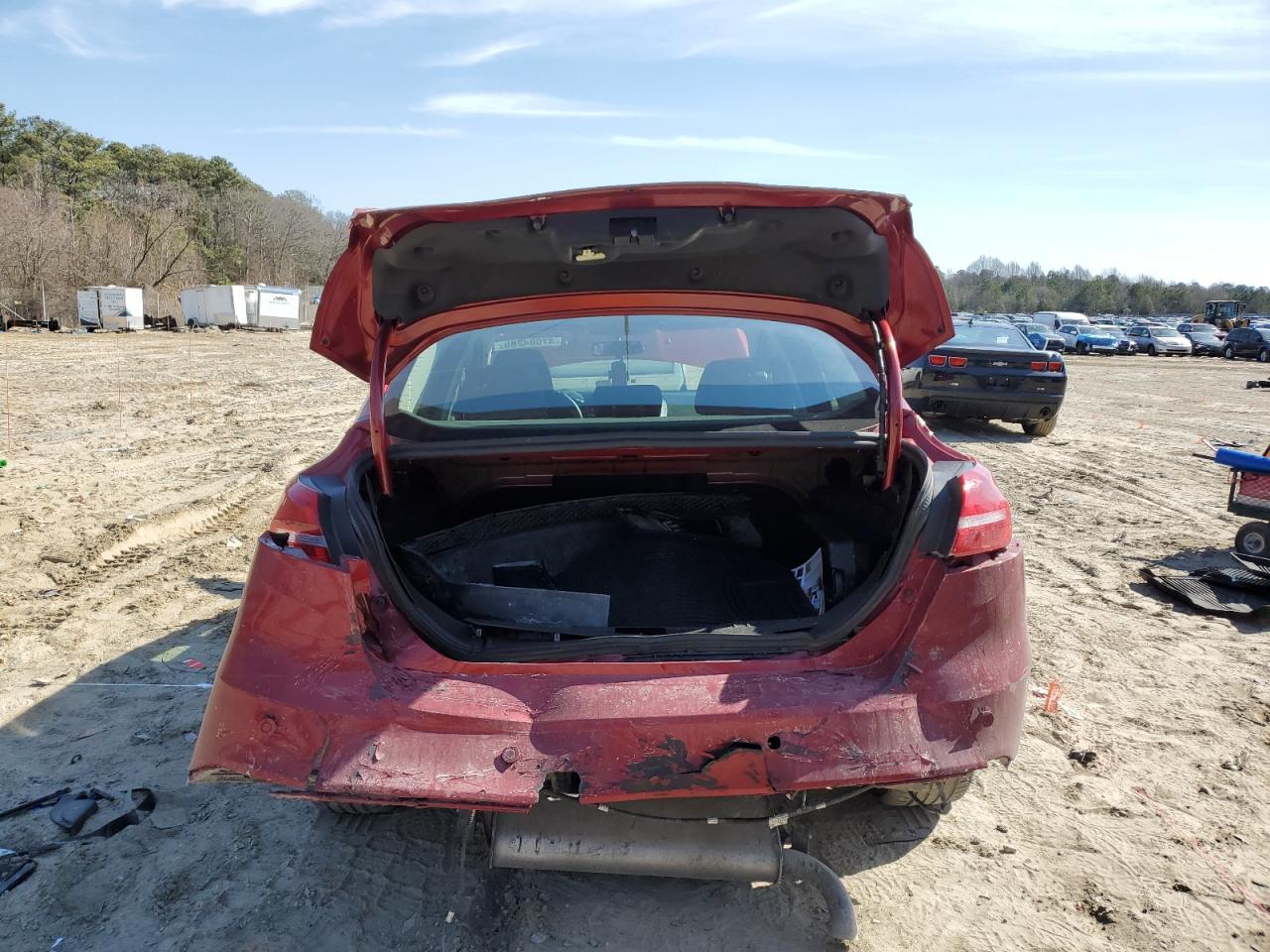 2017 Ford Focus VIN 1FADP3H29HL221679 Copart auction photo, rear end / minor dent/scratches damage thumbnail 6