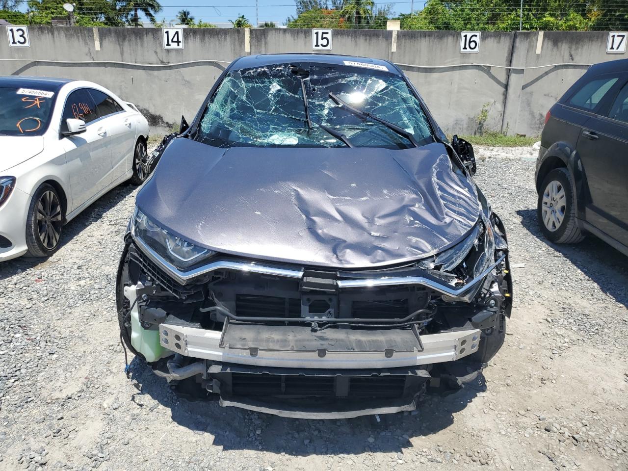 2021 Honda CR-V VIN 7FARW1H8XME000945 Copart auction photo, front end / side damage thumbnail 5