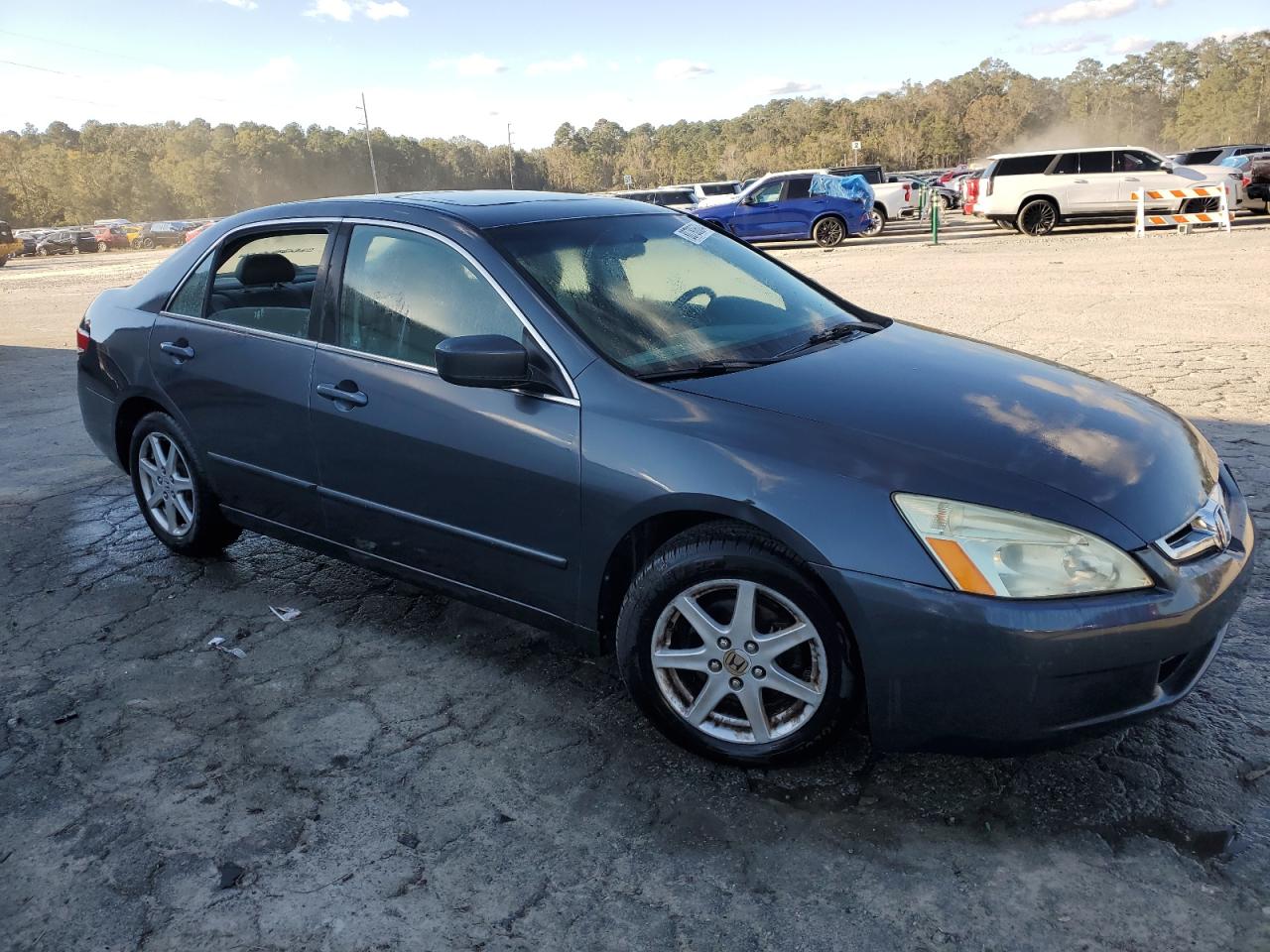 2003 Honda Accord VIN 1HGCM66543A059687 Copart auction photo, front end damage thumbnail 4