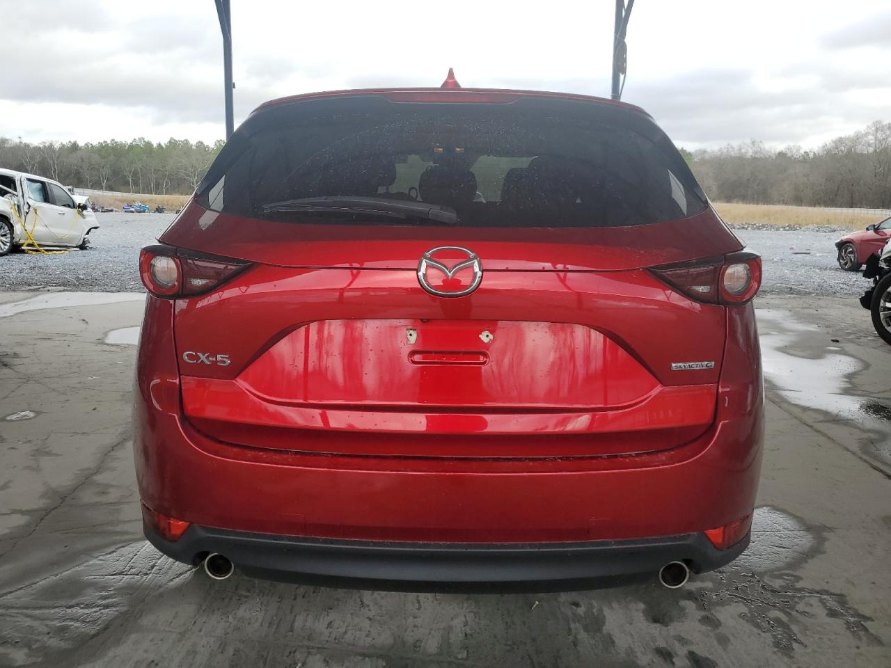 2021 Mazda CX-5 VIN JM3KFACM4M0446063 Copart auction photo, side damage thumbnail 6