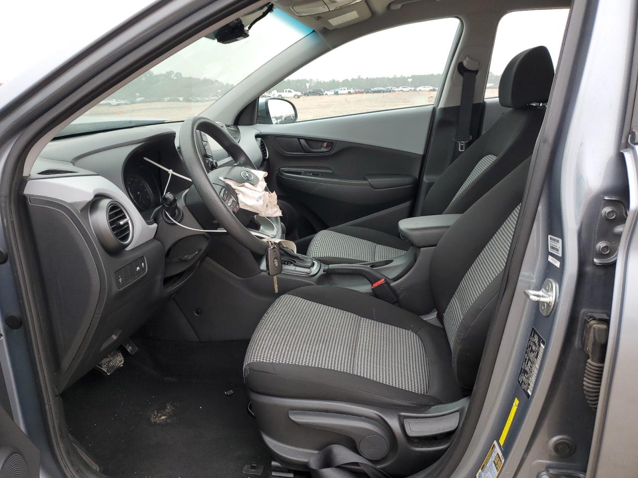 2021 Hyundai Kona VIN KM8K12AAXMU611558 Copart auction photo, front end / undercarriage damage thumbnail 7