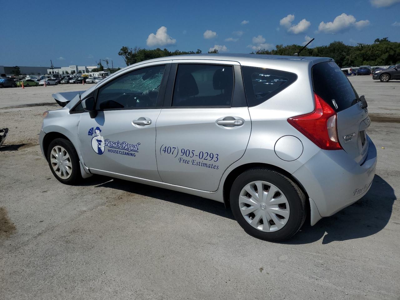2016 Nissan Versa VIN 3N1CE2CP7GL387214 Copart auction photo, front end damage thumbnail 2