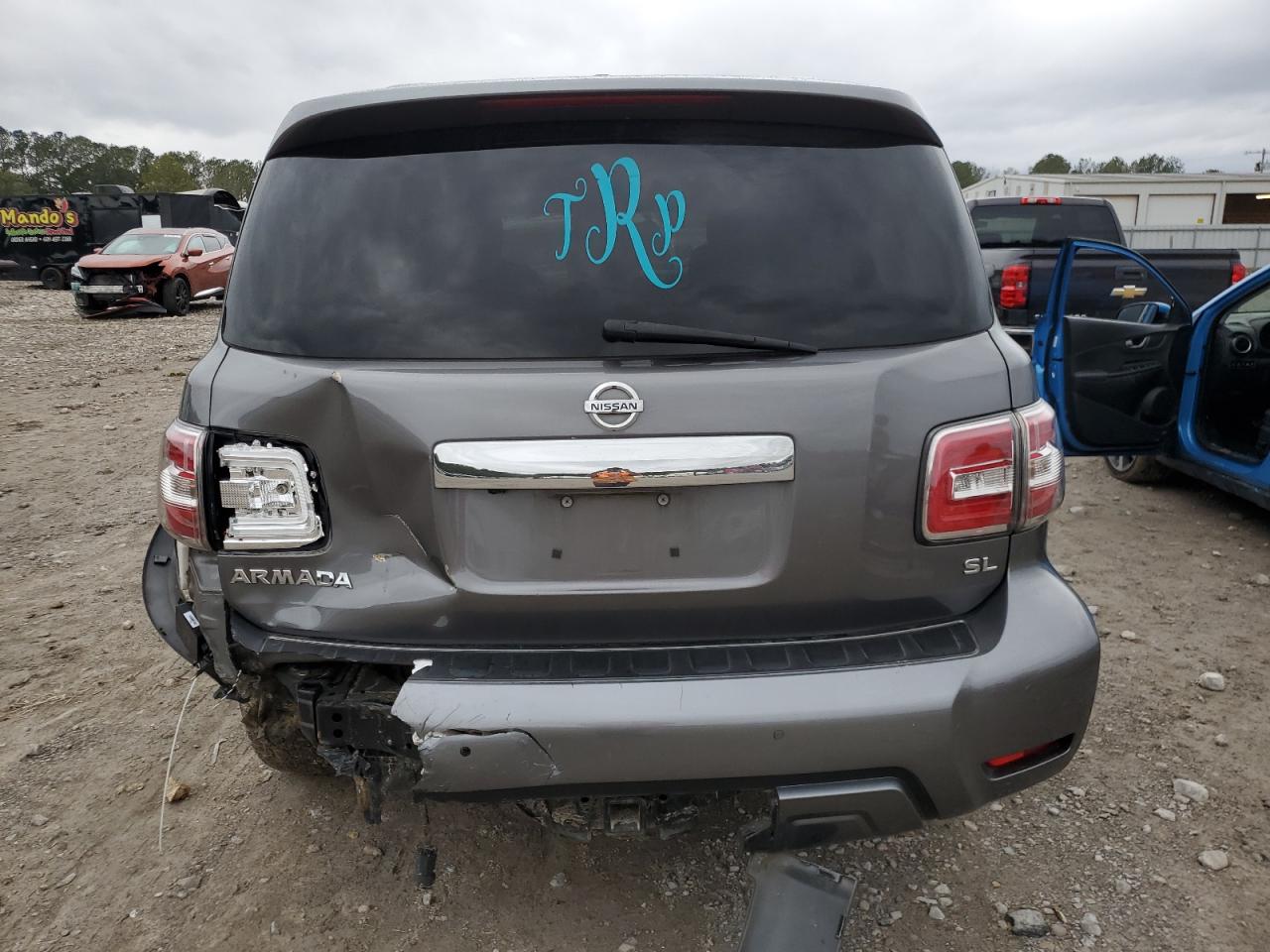 2019 Nissan Armada VIN JN8AY2NC8KX510011 Copart auction photo, rear end damage thumbnail 6