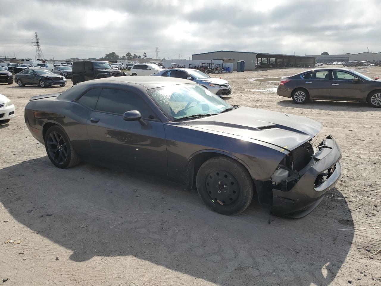 2021 Dodge Challenger VIN 2C3CDZAG5MH655522 Copart auction photo, side / front end damage thumbnail 4