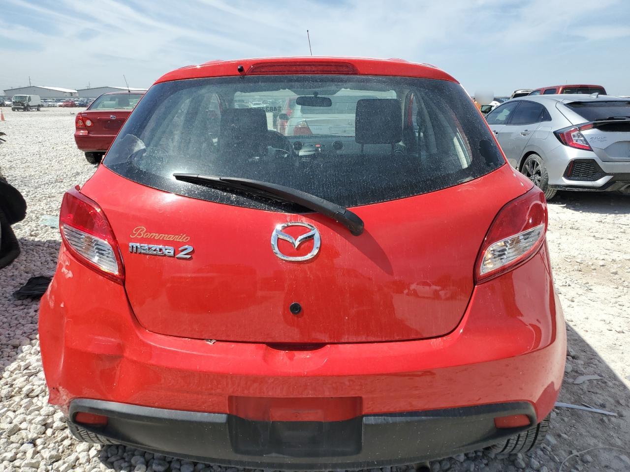 2011 Mazda 2 VIN JM1DE1HY2B0104043 Copart auction photo, front end / rear end damage thumbnail 6