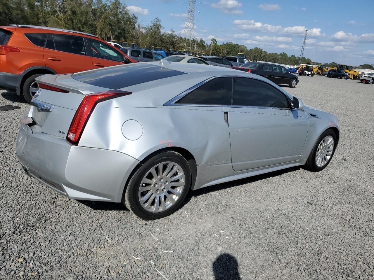 2013 Cadillac CTS VIN 1G6DP1E3XD0172583 Copart auction photo, rear end damage thumbnail 3