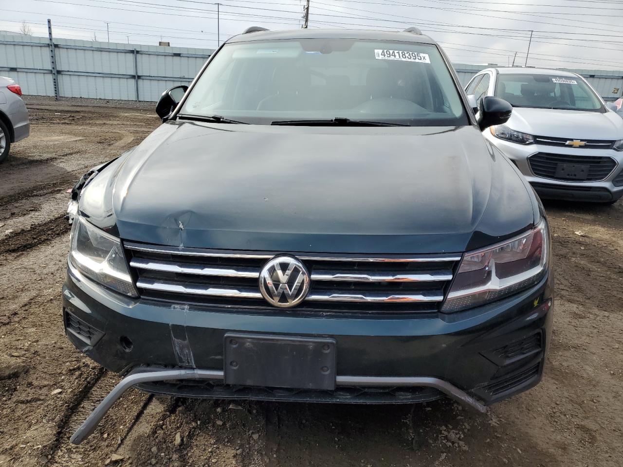 2019 Volkswagen Tiguan VIN 3VV2B7AXXKM107923 Copart auction photo, undercarriage / front end damage thumbnail 5