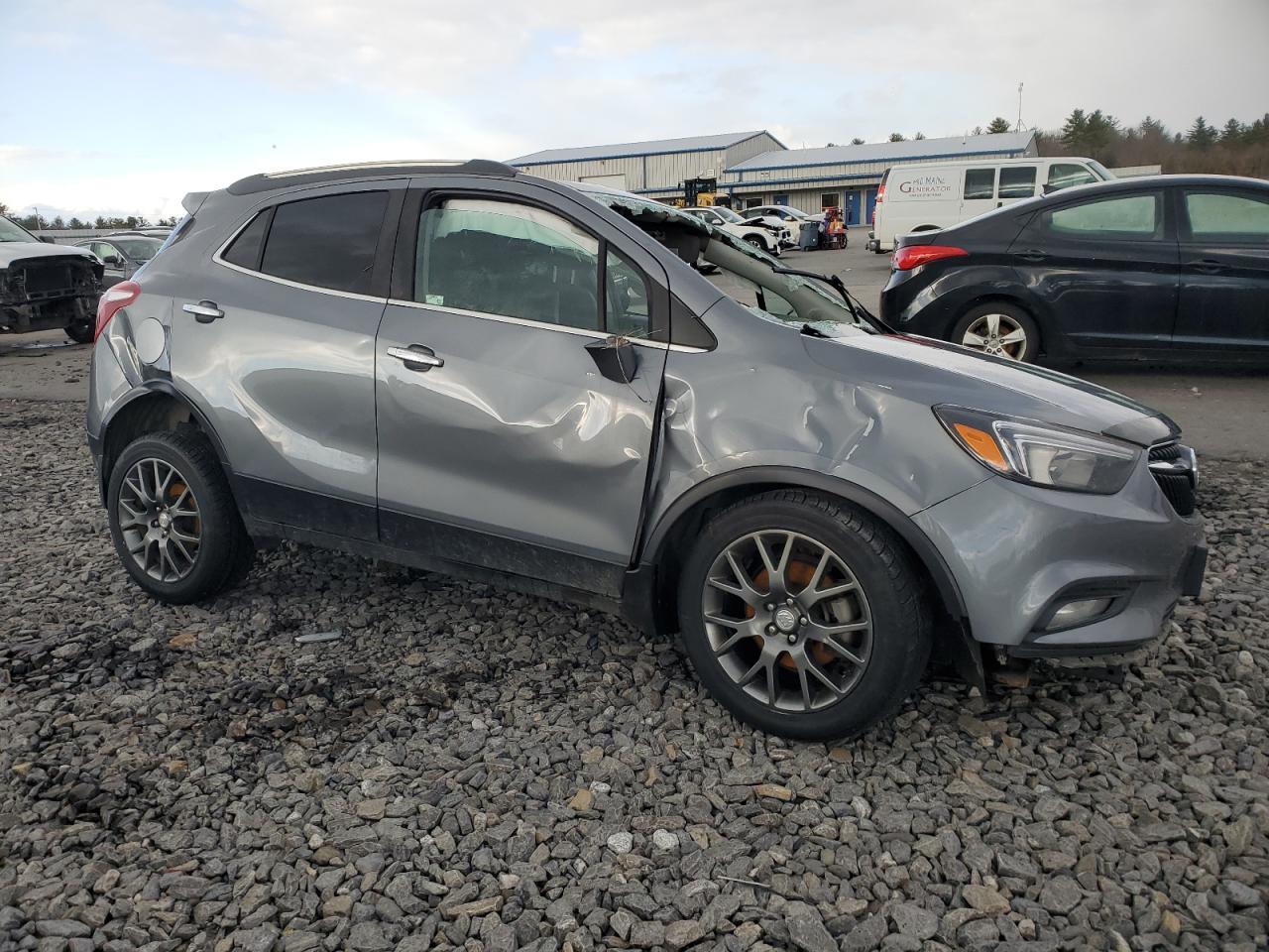 2019 Buick Encore VIN KL4CJ2SB6KB733773 Copart auction photo, all over damage thumbnail 4