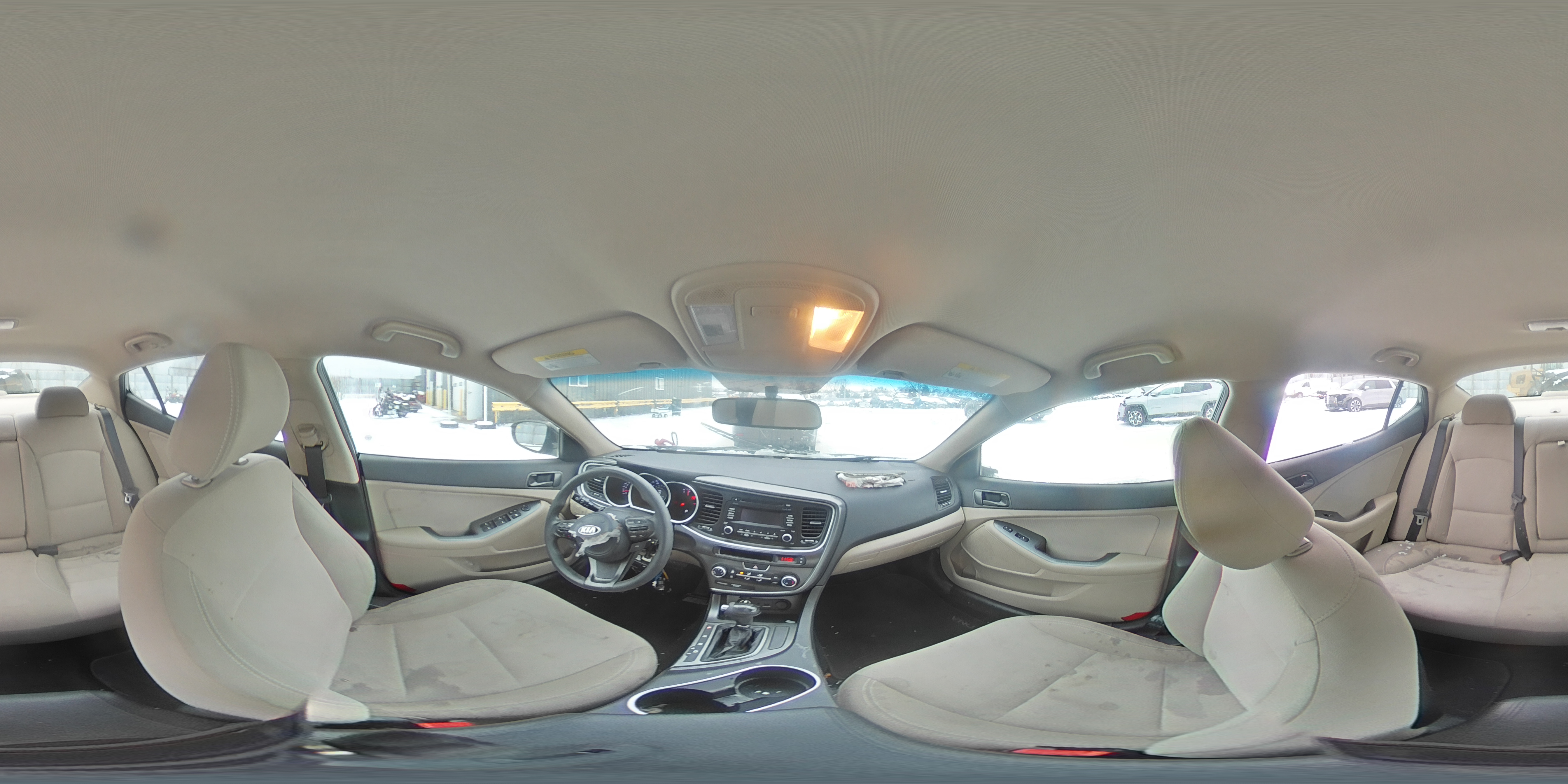 2014 KIA Optima VIN 5XXGM4A77EG288353 Copart auction photo, all over damage thumbnail 12