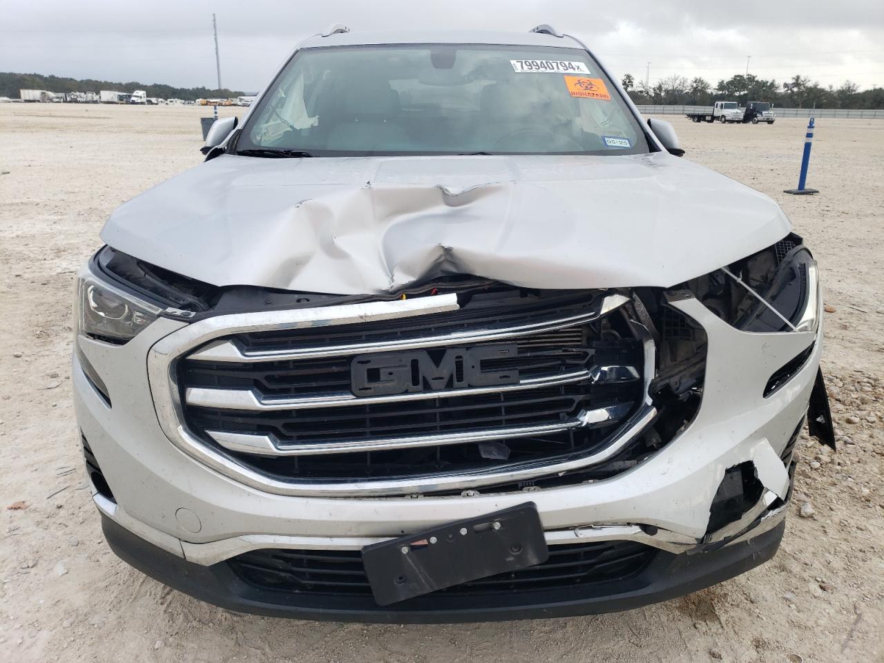 2019 GMC Terrain VIN 3GKALPEX1KL273078 Copart auction photo, front end / side damage thumbnail 5