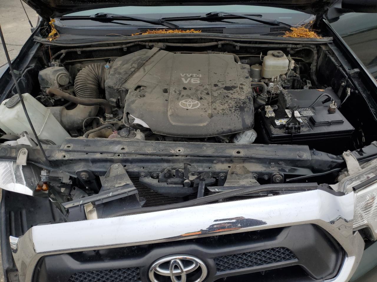 2013 Toyota Tacoma VIN 3TMLU4EN4DM133148 Copart auction photo, front end / side damage thumbnail 11
