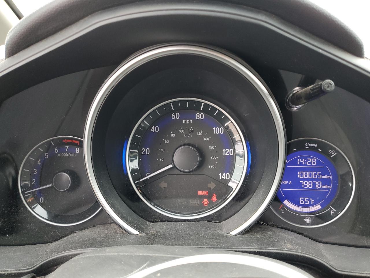 2015 Honda Fit VIN 3HGGK5G87FM723370 Copart auction photo, all over damage thumbnail 9