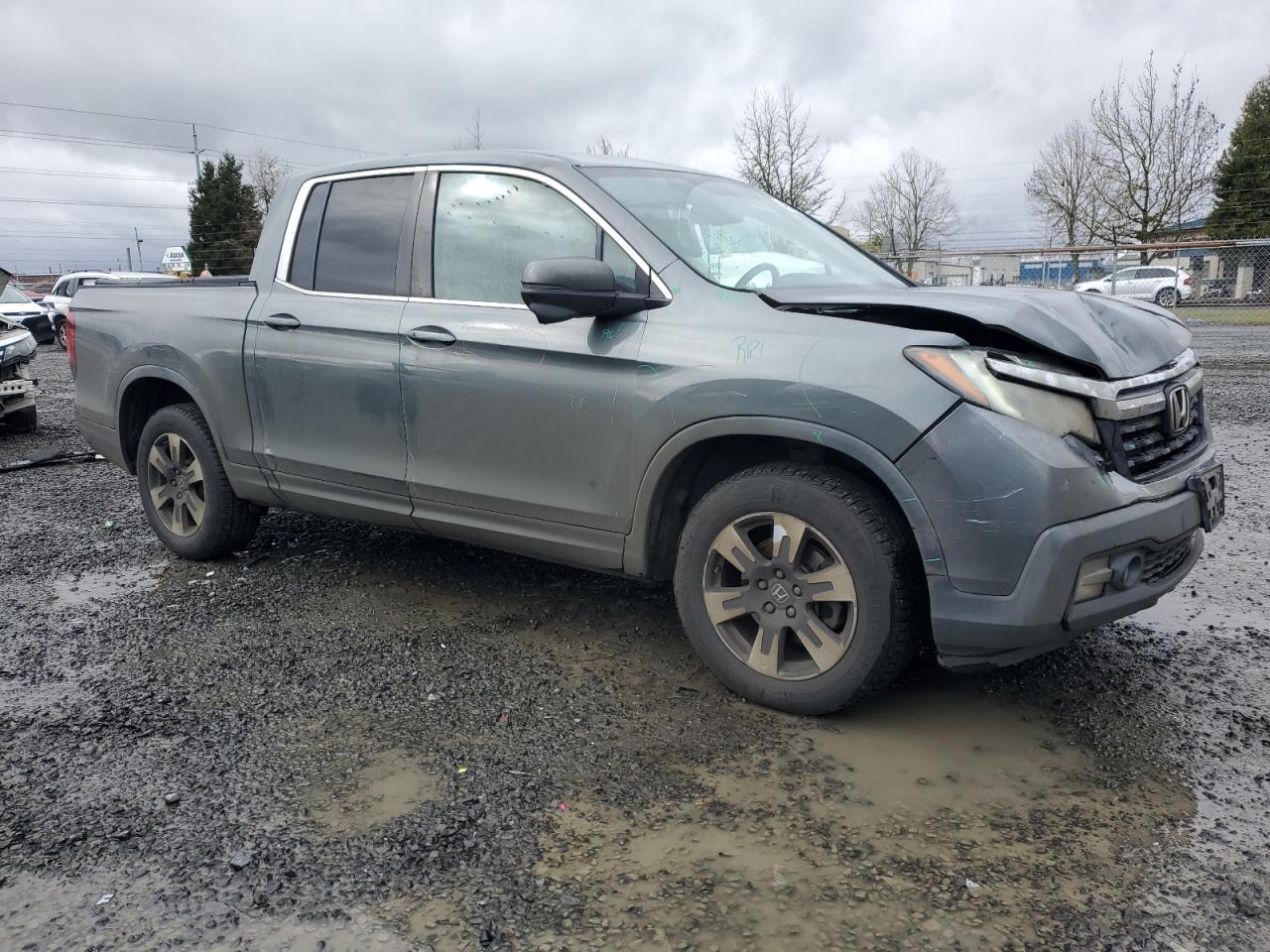 2017 Honda Ridgeline VIN 5FPYK3F69HB025784 Copart auction photo, front end damage thumbnail 4