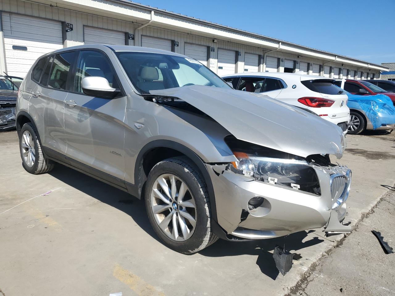 2013 BMW X3 VIN 5UXWX9C56D0A20570 Copart auction photo, front end damage thumbnail 4