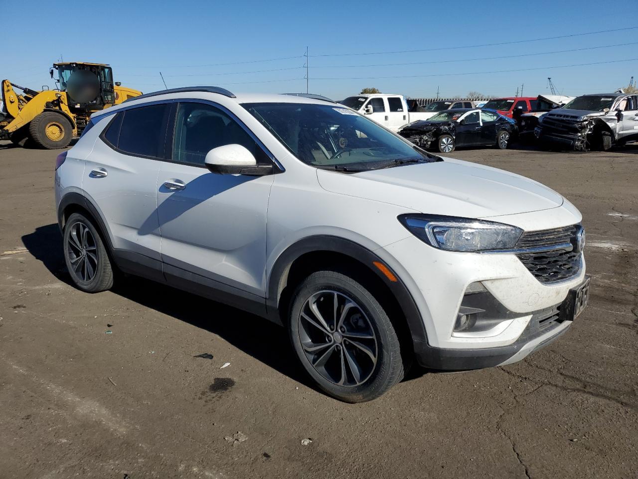 2021 Buick Encore VIN KL4MMESL1MB114328 Copart auction photo, side / rear end damage thumbnail 4