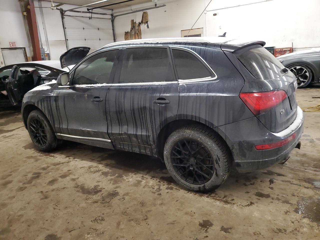 2013 Audi Q5 VIN WA1LFAFPXDA090094 Copart auction photo, side / front end damage thumbnail 2