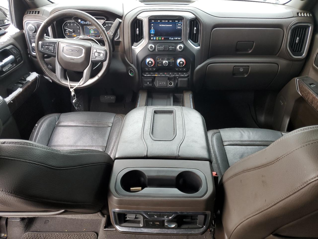2020 GMC Sierra VIN 1GTU9FEL4LZ124317 Copart auction photo, side / front end damage thumbnail 8