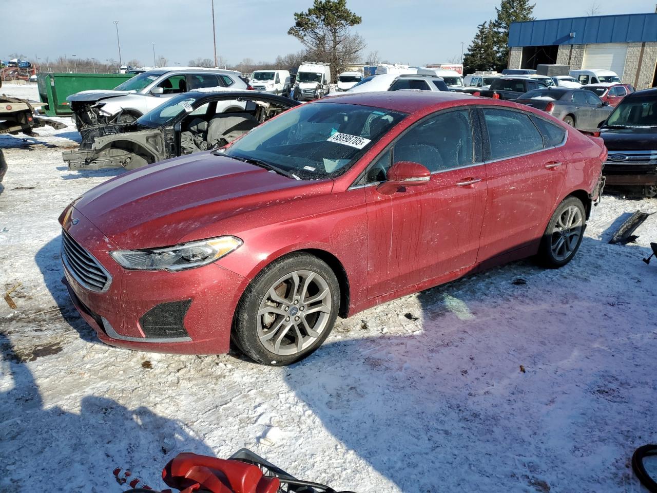 2020 Ford Fusion VIN 3FA6P0CD1LR233061