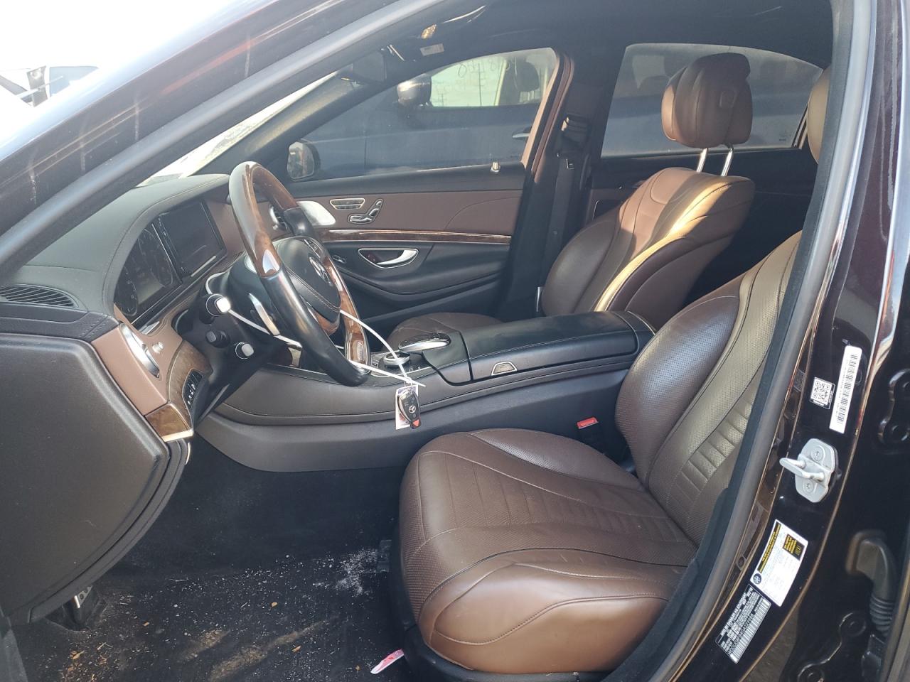 2016 Mercedes-Benz S-klasse VIN WDDUG8FB4GA229988 Copart auction photo, side / undercarriage damage thumbnail 7