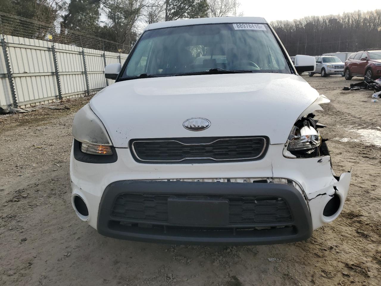 2013 KIA Soul VIN KNDJT2A52D7580074 Copart auction photo, front end / side damage thumbnail 5