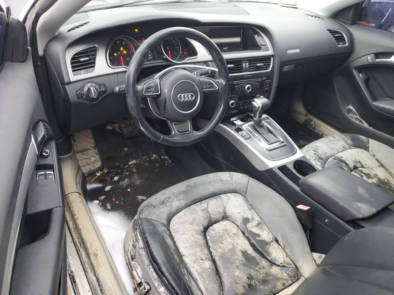 2013 Audi A5 VIN WAUCFAFR9DA046916 Copart auction photo, water/flood damage thumbnail 8