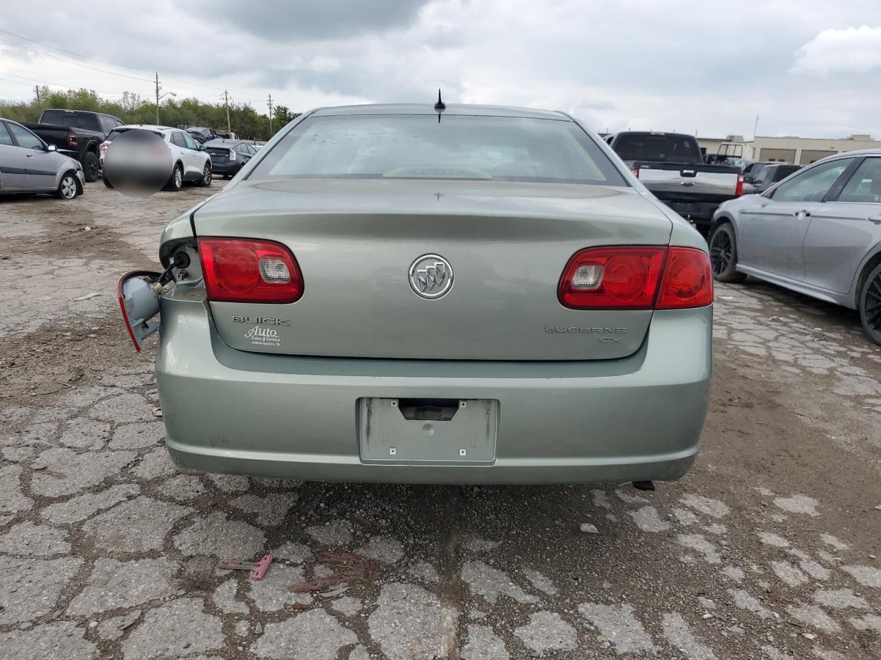 2006 Buick Lucerne VIN 1G4HP57236U159210 Copart auction photo, rear end / side damage thumbnail 6