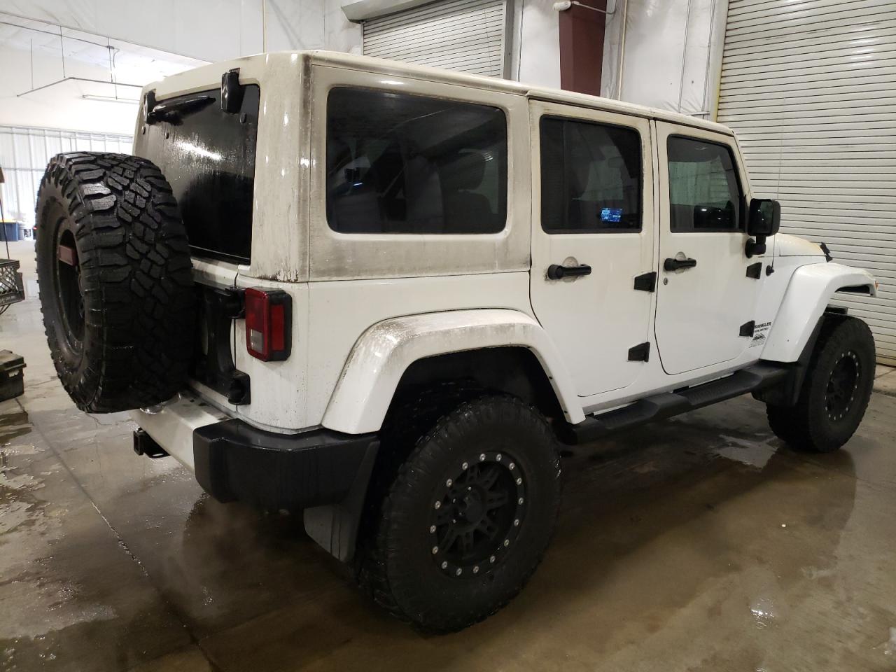 2012 Jeep Wrangler VIN 1C4BJWEG3CL284886 Copart auction photo, burn / front end damage thumbnail 3