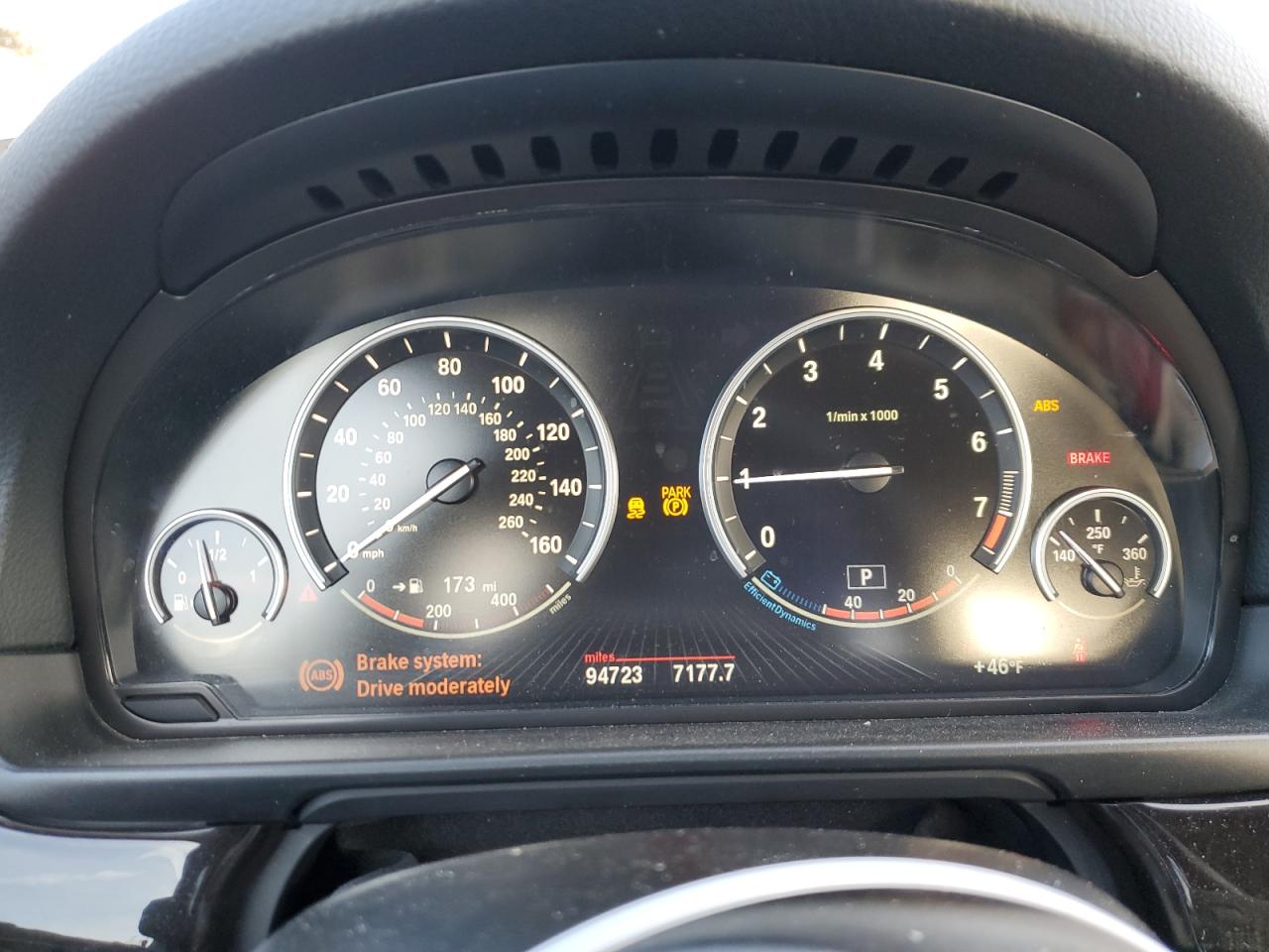 2016 BMW 5er VIN WBA5A7C5XGG151641 Copart auction photo, rear end / front end damage thumbnail 9