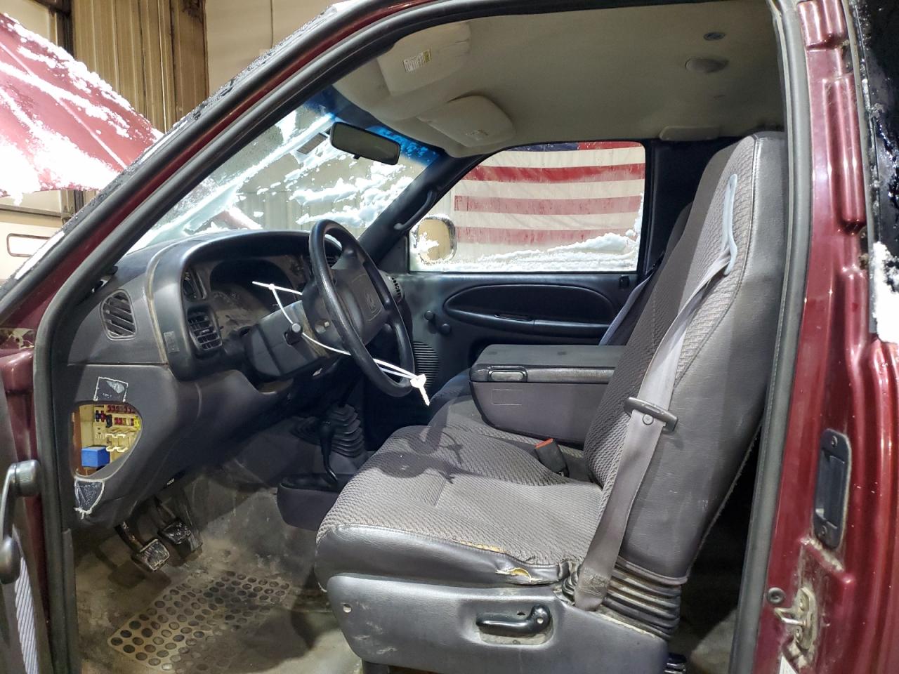 2001 Dodge RAM VIN 3B7HF13Y91G204298 Copart auction photo, rear end / side damage thumbnail 7