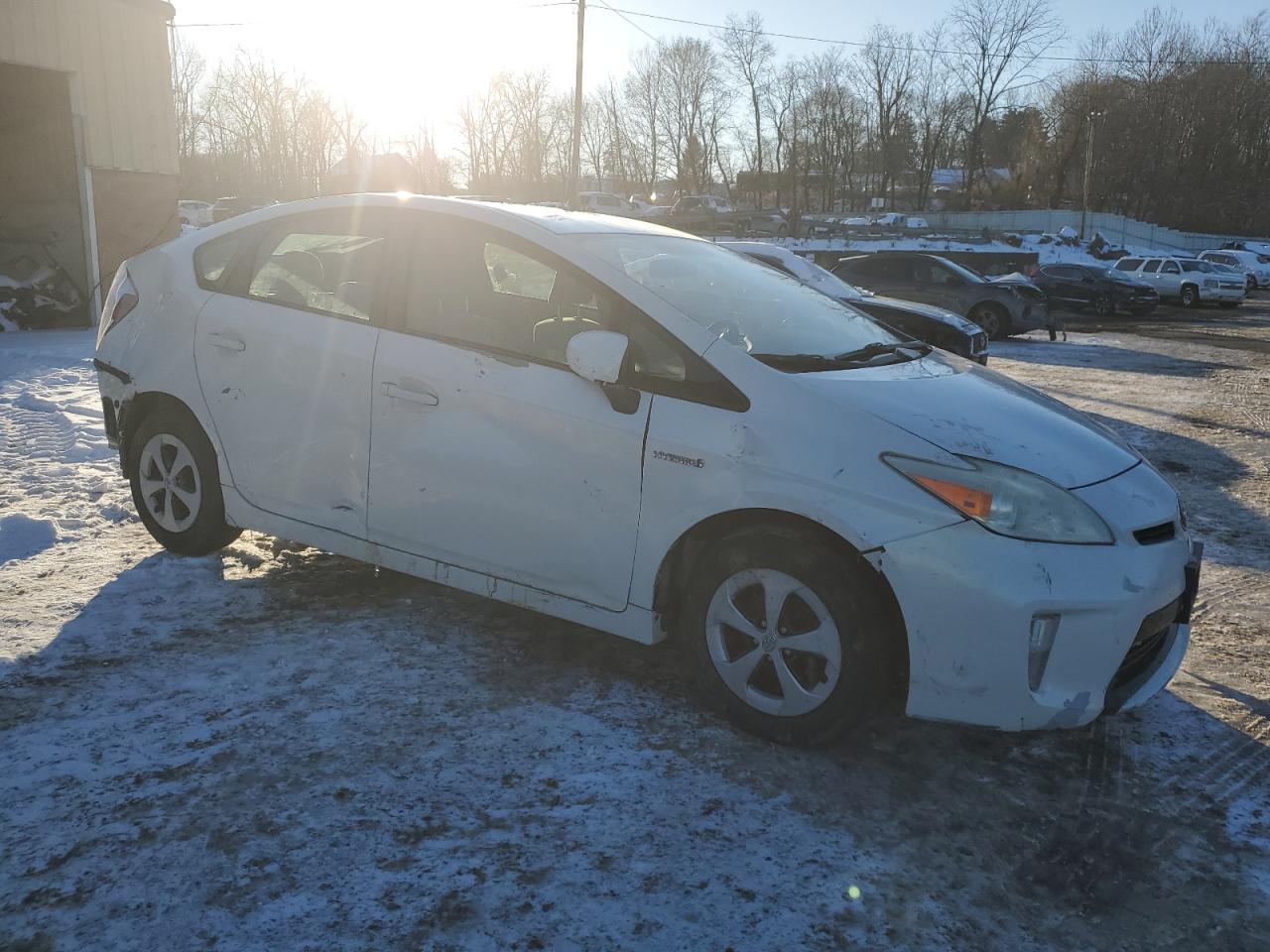 2013 Toyota Prius VIN JTDKN3DU8D5680053 Copart auction photo, side / rear end damage thumbnail 4