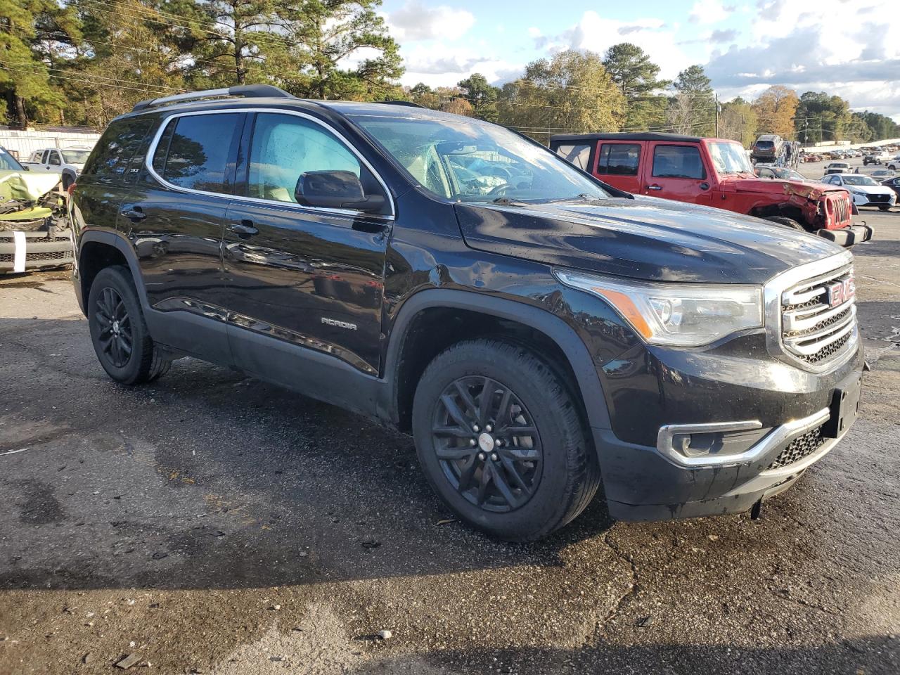 2019 GMC Acadia VIN 1GKKNMLA4KZ138620 Copart auction photo, side damage thumbnail 4