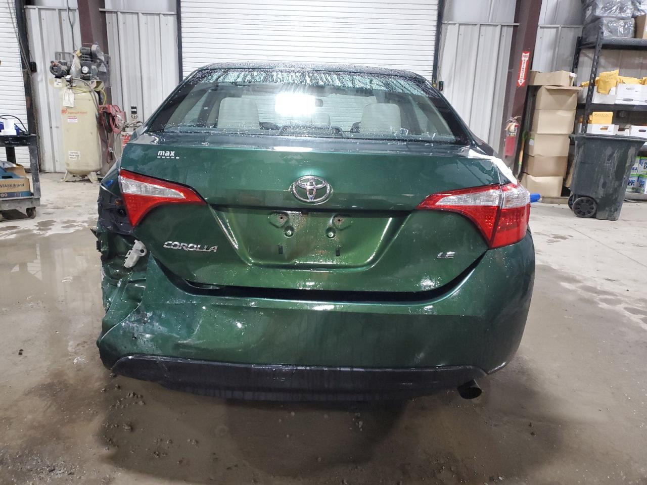 2015 Toyota Corolla VIN 2T1BURHE4FC466370 Copart auction photo, rear end damage thumbnail 6