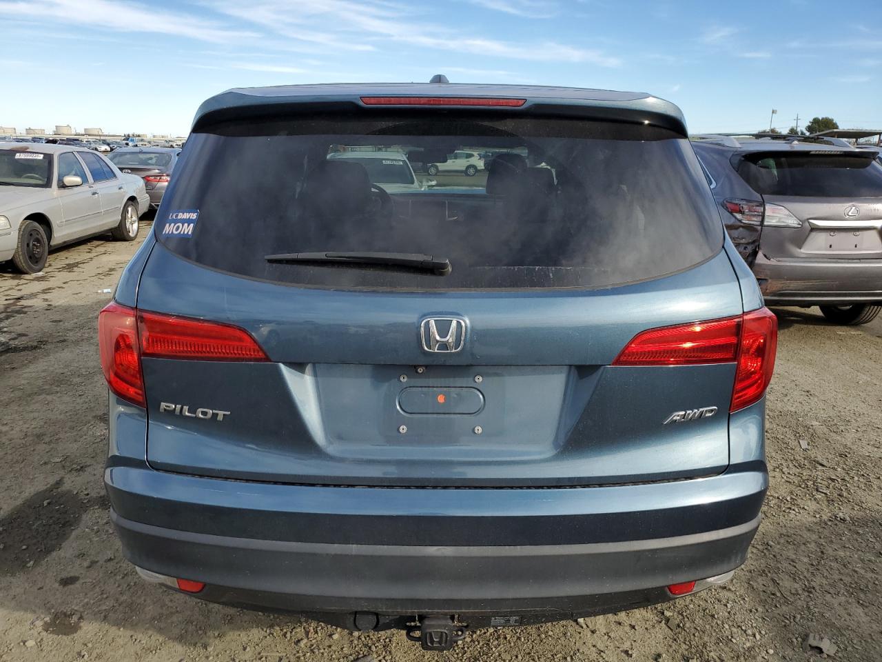 2017 Honda Pilot VIN 5FNYF6H64HB078937 Copart auction photo, front end damage thumbnail 6