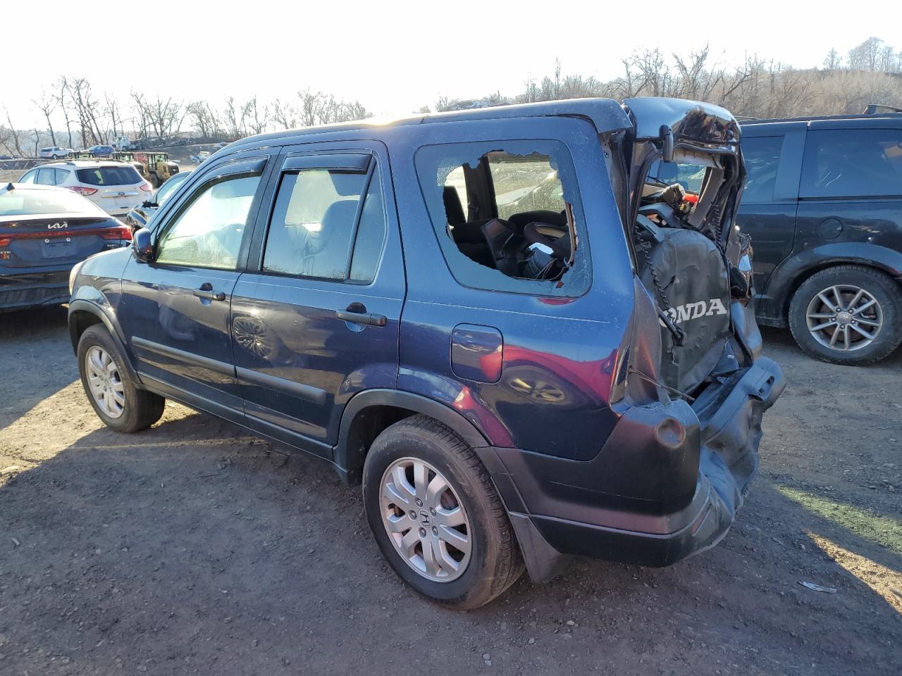 2006 Honda CR-V VIN SHSRD788X6U433018 Copart auction photo, rear end / minor dent/scratches damage thumbnail 2