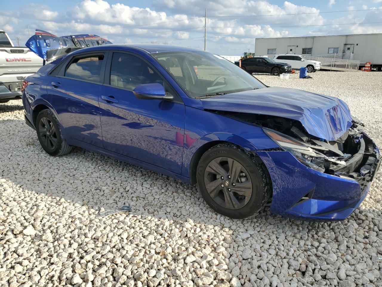 2023 Hyundai Elantra VIN 5NPLM4AG4PH108736 Copart auction photo, front end / rear end damage thumbnail 4