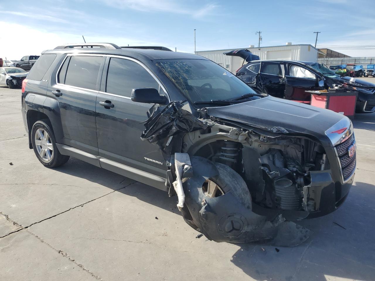 2013 GMC Terrain VIN 2GKALSEK9D6418222 Copart auction photo, front end damage thumbnail 4