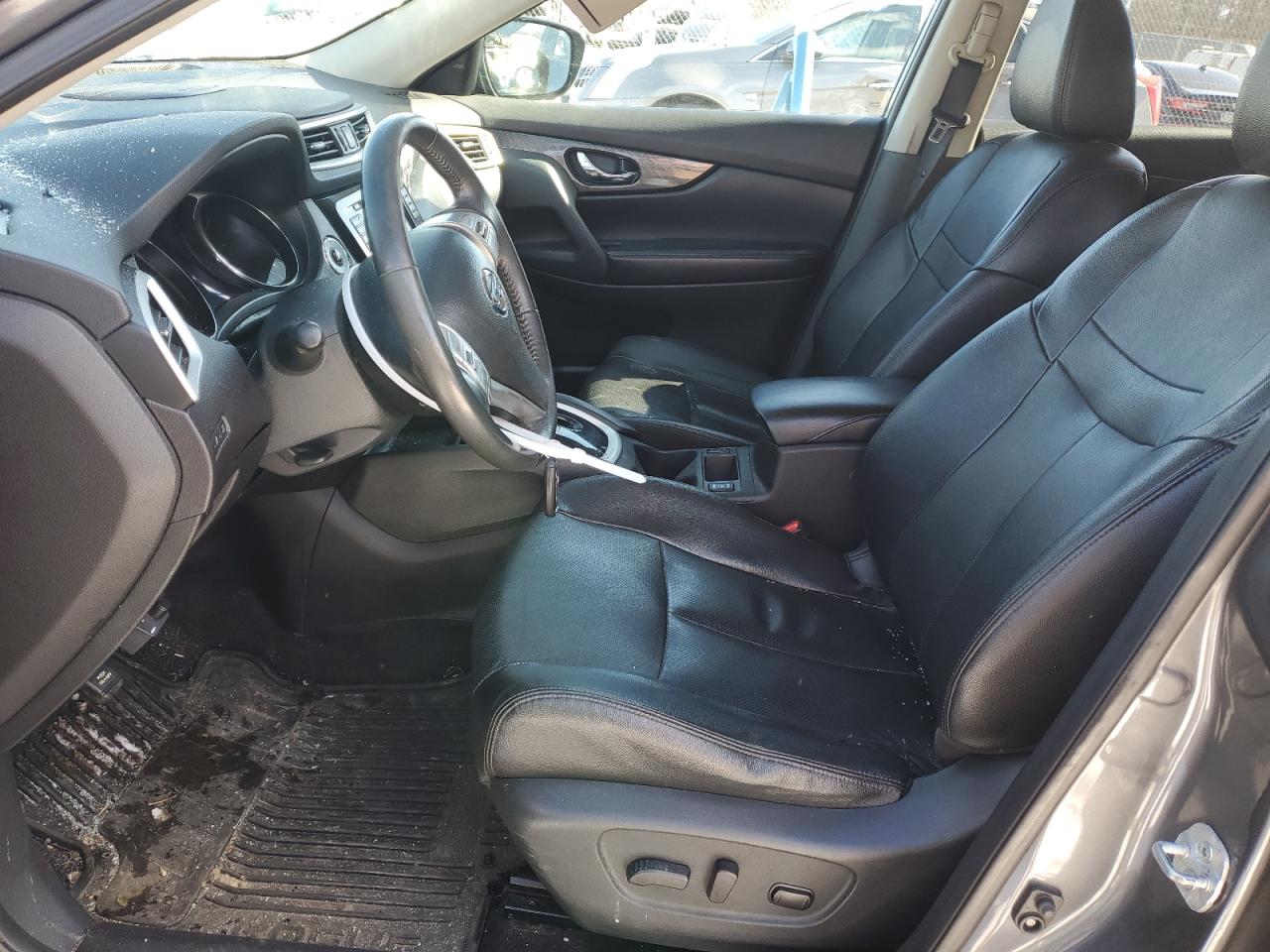 2016 Nissan Rogue VIN 5N1AT2MV5GC859666 Copart auction photo, top/roof damage thumbnail 7