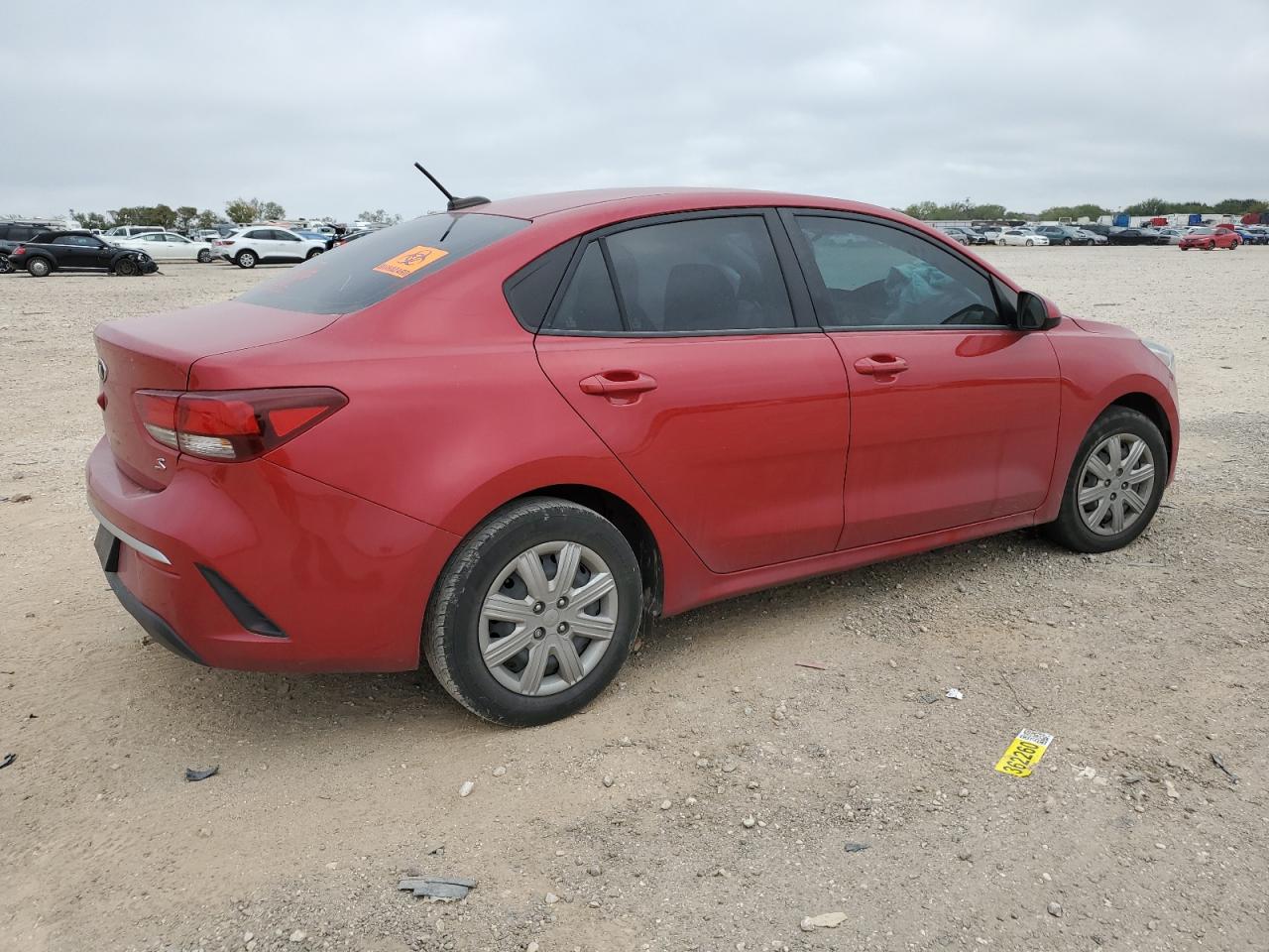 2021 KIA Rio VIN 3KPA24AD4ME378181 Copart auction photo, side / minor dent/scratches damage thumbnail 3
