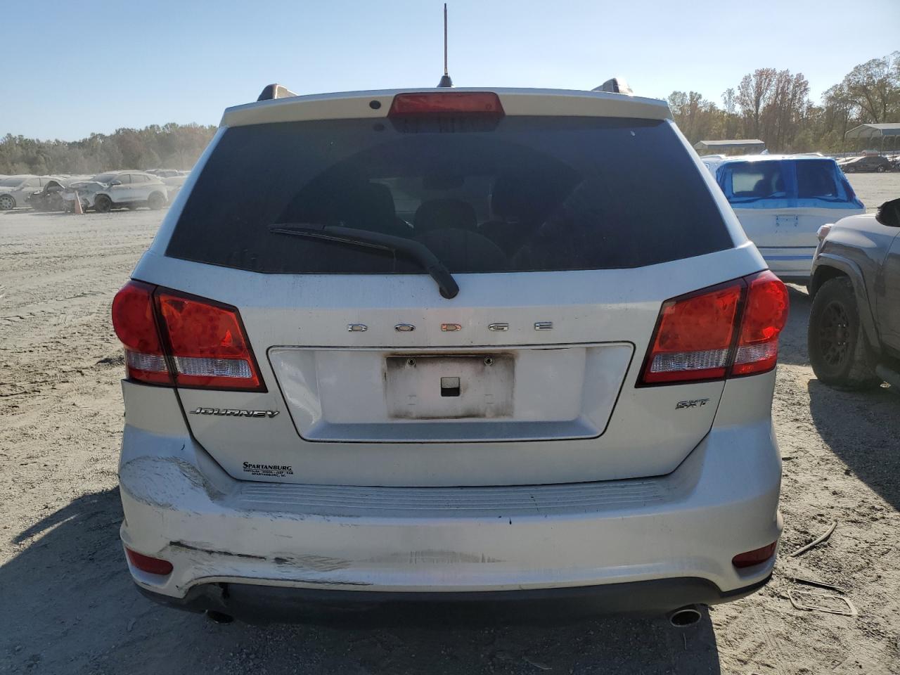 2014 Dodge Journey VIN 3C4PDCBG3ET153125 Copart auction photo, front end / rear end damage thumbnail 6