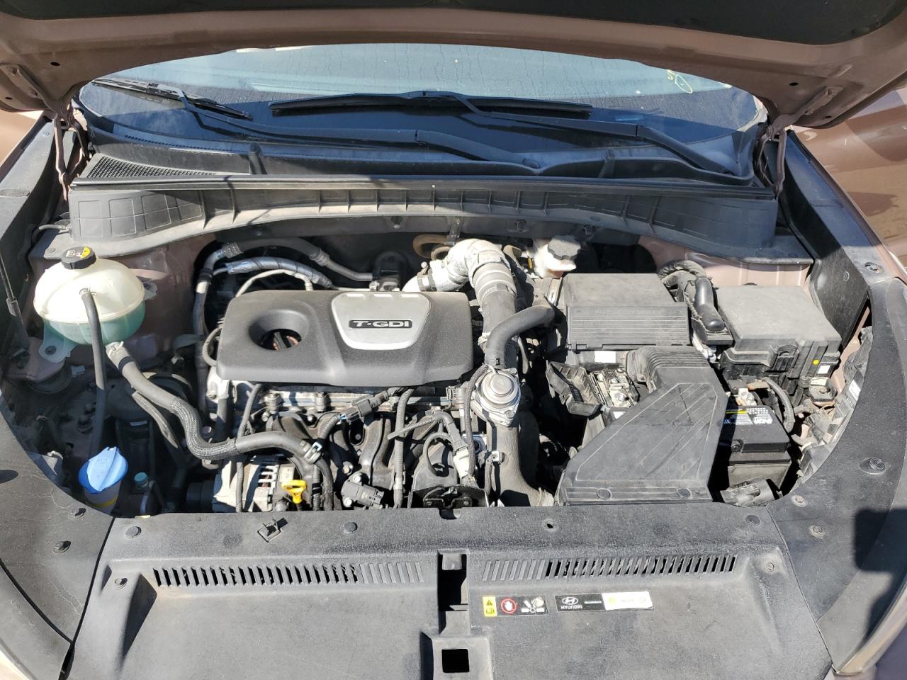 2016 Hyundai Tucson VIN KM8J33A24GU200603 Copart auction photo, undercarriage / mechanical damage thumbnail 12