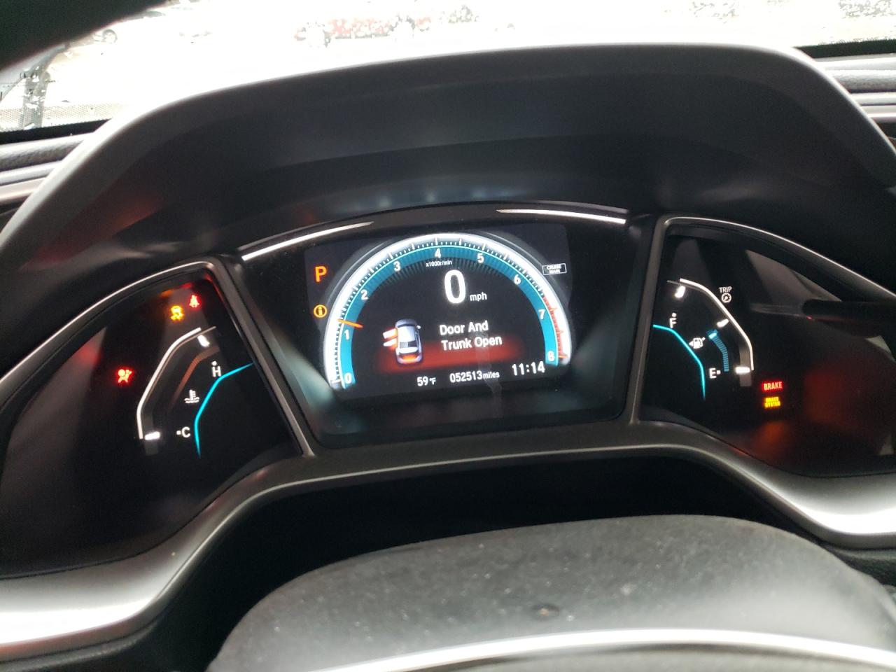 2018 Honda Civic VIN 2HGFC2F76JH538797 Copart auction photo, side damage thumbnail 9