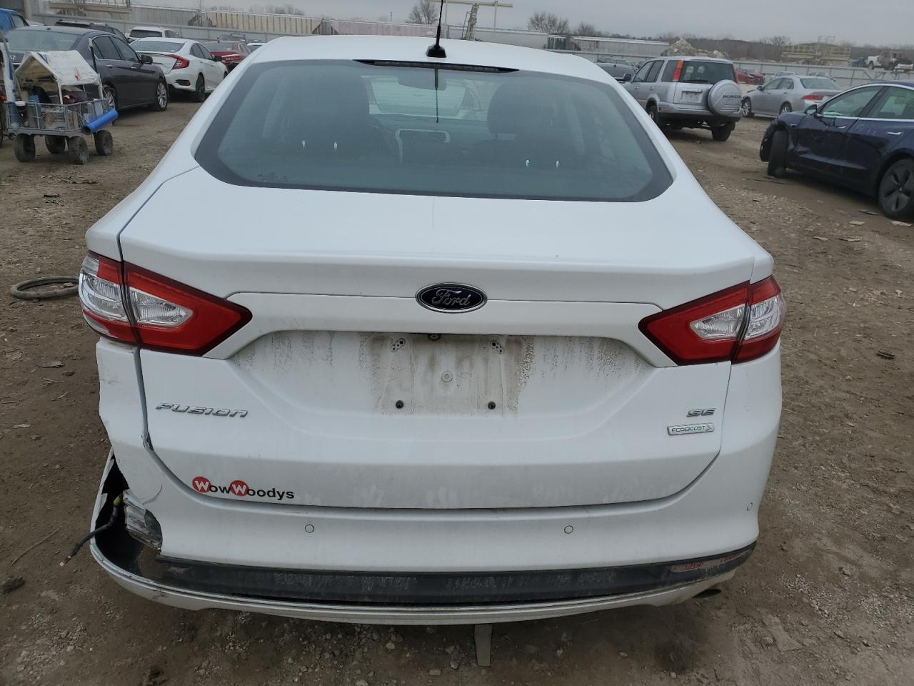 2015 Ford Fusion VIN 3FA6P0HD7FR204578 Copart auction photo, rear end damage thumbnail 6