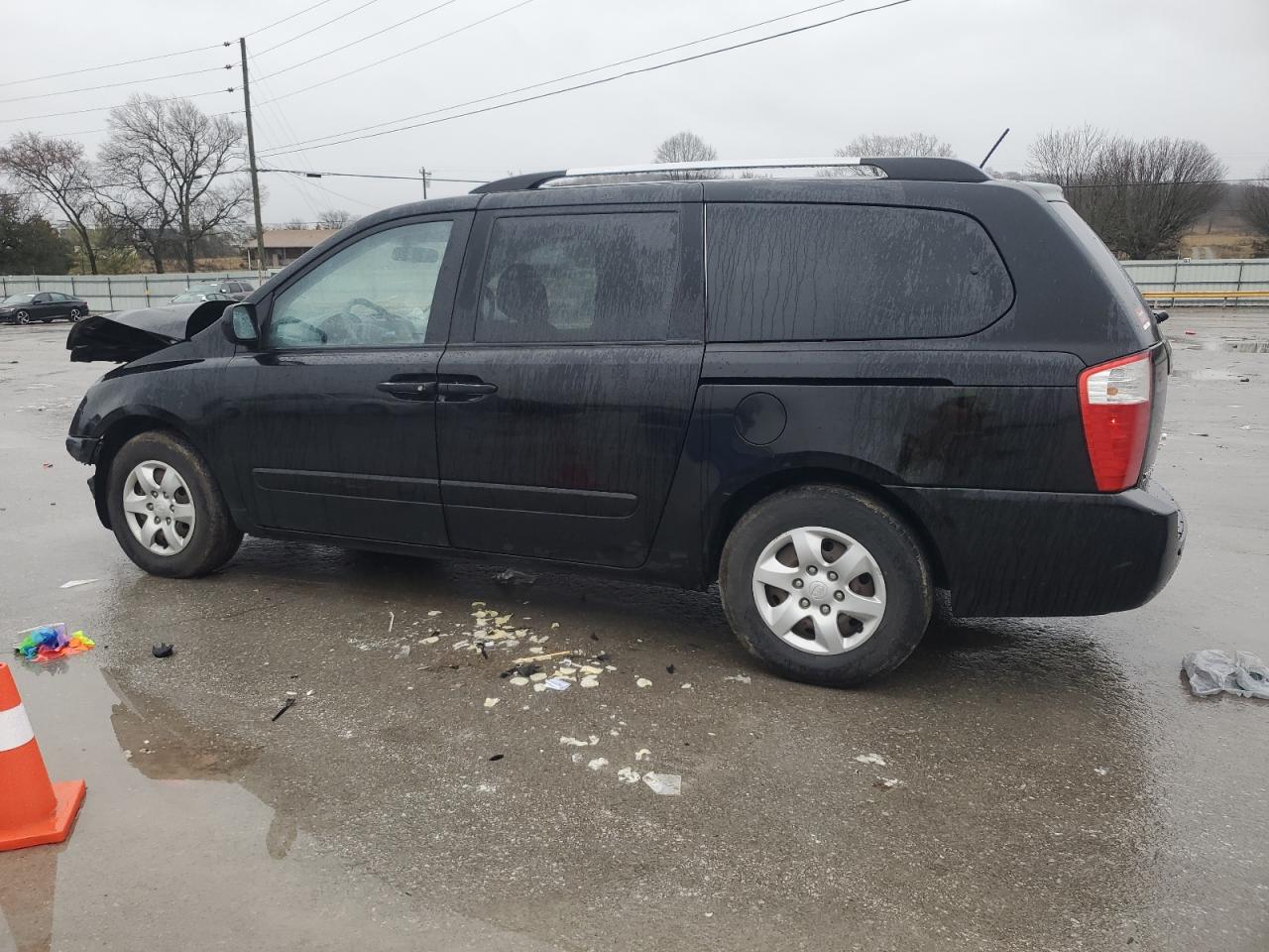 2010 KIA Sedona VIN KNDMG4C30A6351466 Copart auction photo, front end / rear end damage thumbnail 2
