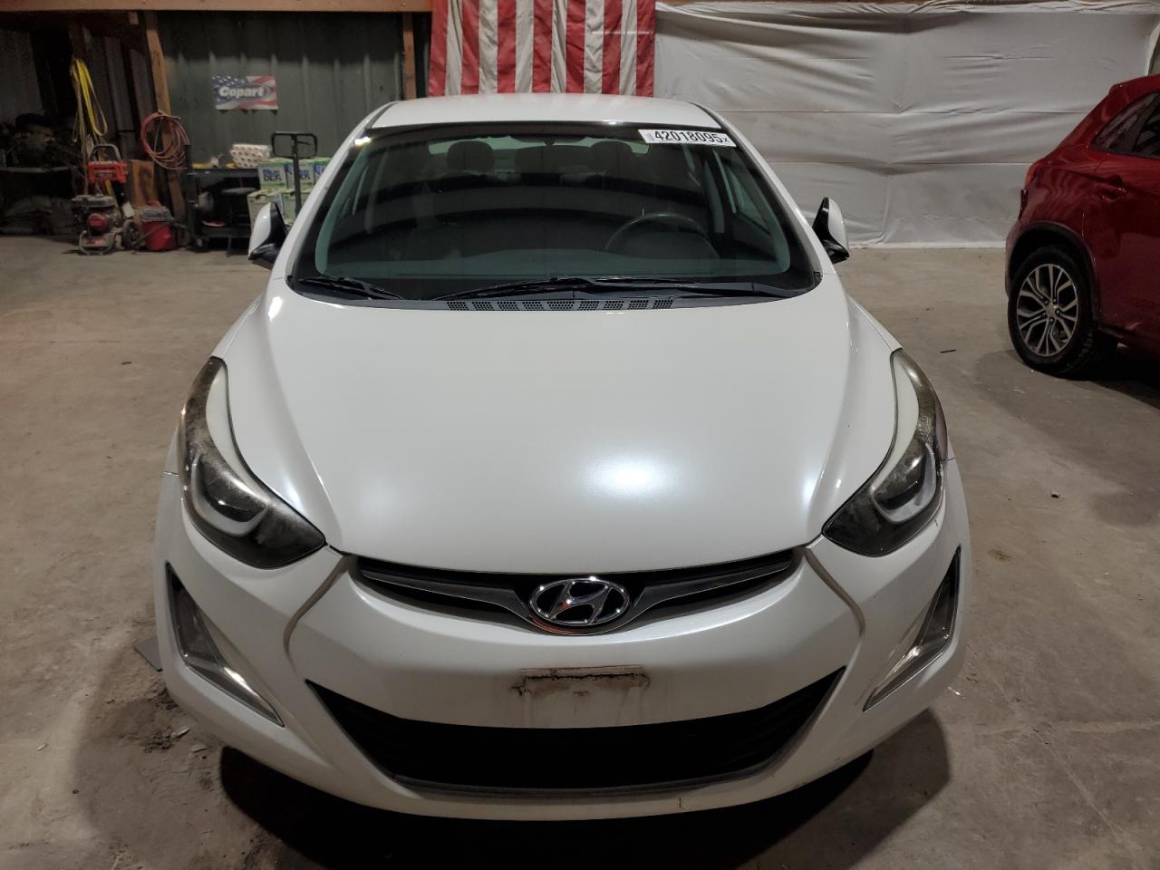 2014 Hyundai Elantra VIN 5NPDH4AE7EH458267 Copart auction photo, rear end damage thumbnail 5