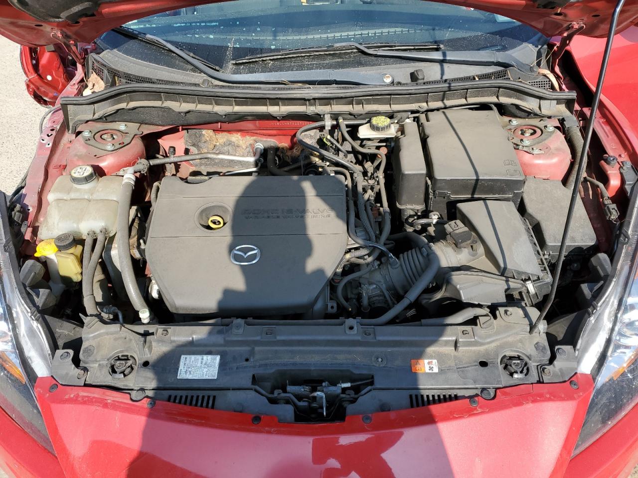 2010 Mazda 3 VIN JM1BL1H67A1271227 Copart auction photo, side / front end damage thumbnail 11