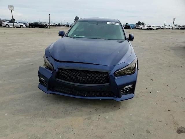 2016 Infiniti Q50 VIN JN1FV7APXGM420158 Copart auction photo, front end / side damage thumbnail 11